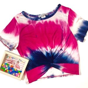 Gaze Tie Dye Crop Top Size S
